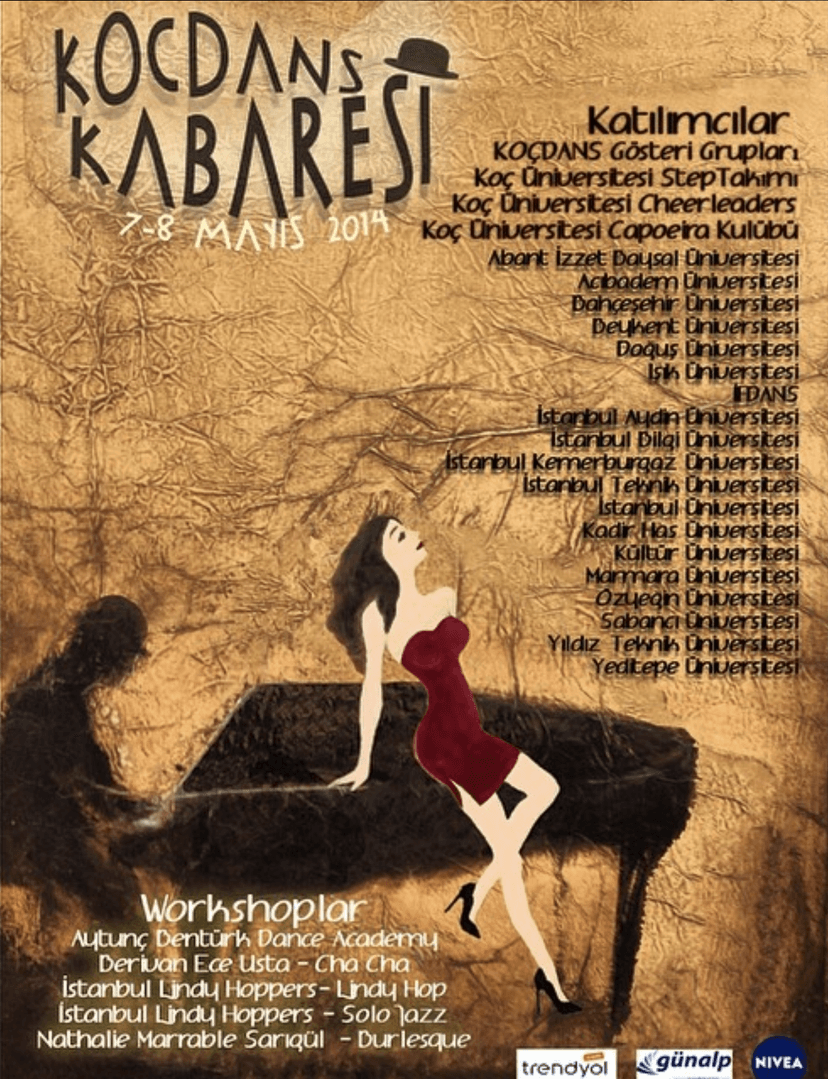 KoçDans Cabaret Festival Poster
